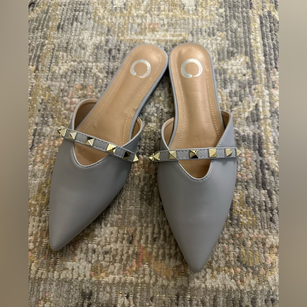 rockstud mules